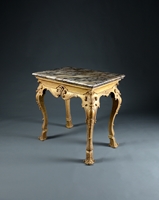 A Rare George I Giltwood Side Table Possibly by James Moore