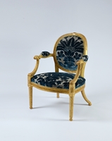 A Fine Pair of George III Period Giltwood Armchairs attributed to John Linnell