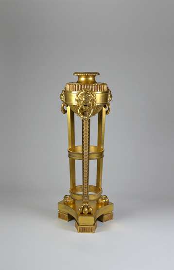 A Regency period giltwood stand in the manner of Thomas Hope
