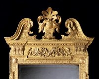 A George II Carved Giltwood Mirror