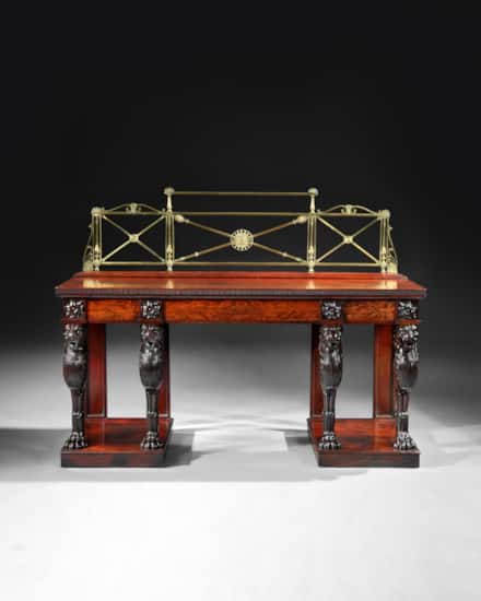 A Regency Period Mahogany Serving Table attributed to Thomas Chippendale Junior