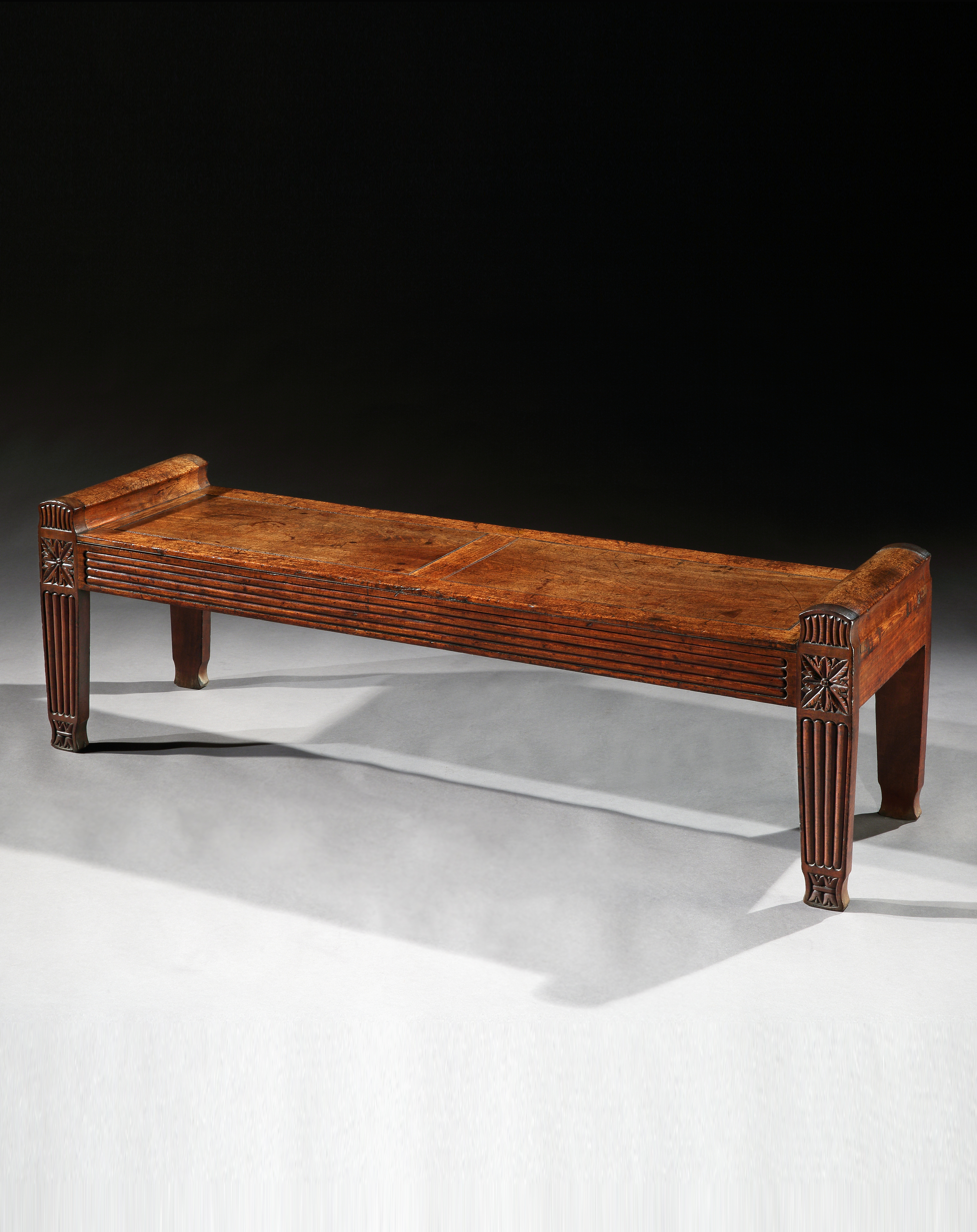 A Regency Period Mahogany Window Seat