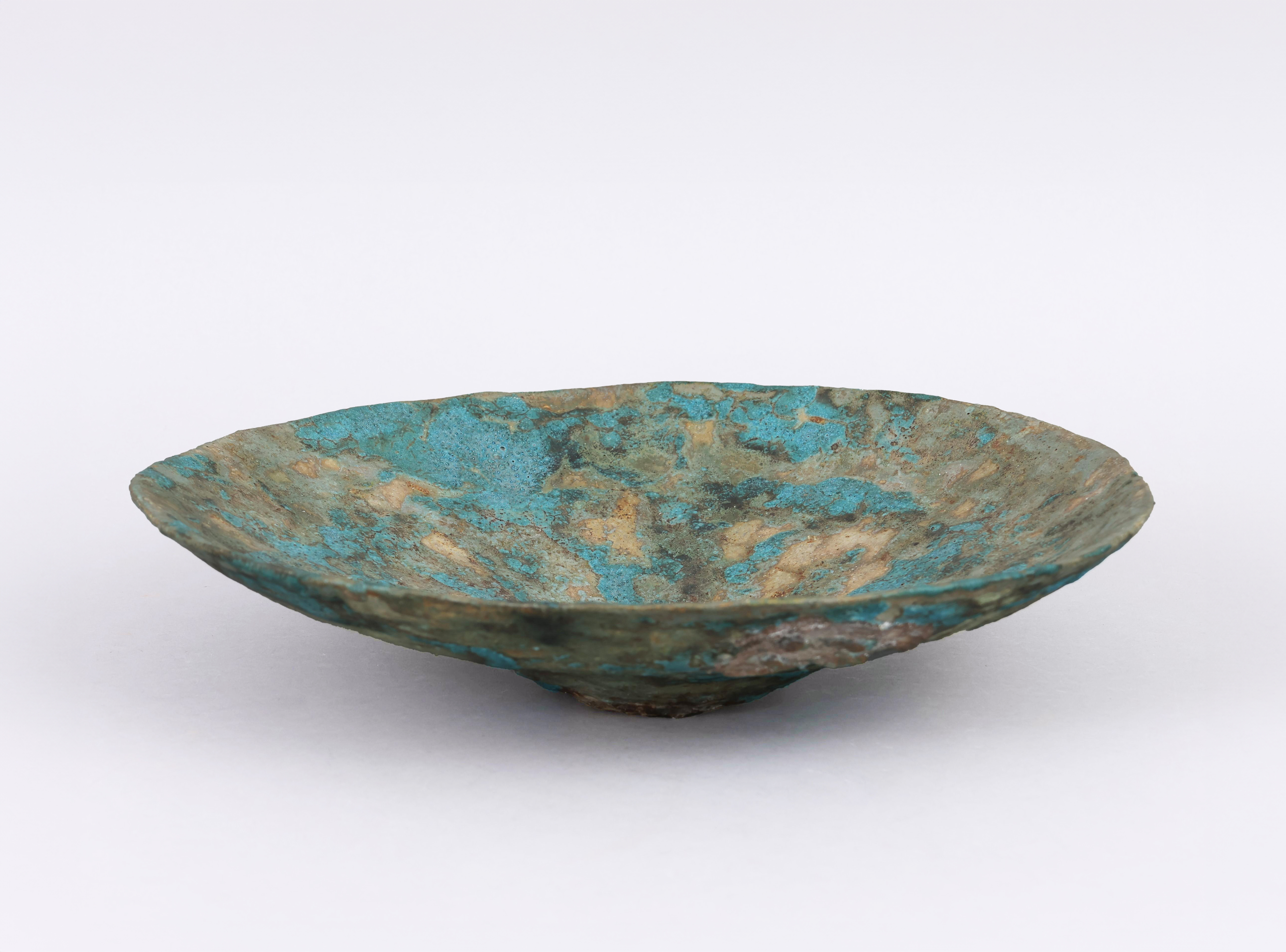 Turquoise Tapered  Bowl