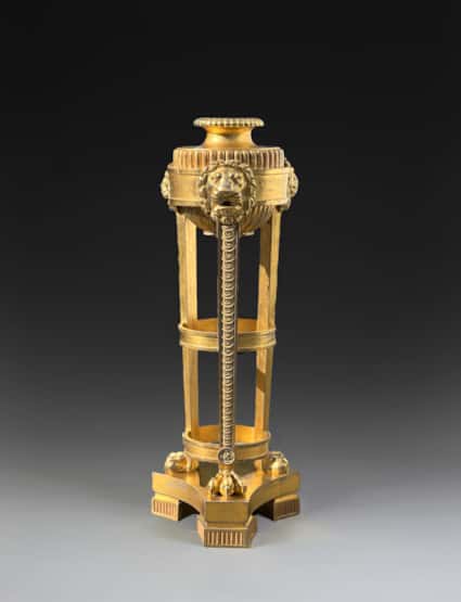 A Regency Period Carved and Giltwood Torchere in the manner of Thomas Hope