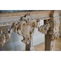 AN IMPORTANT GEORGE II PERIOD CARVED SIDE TABLE