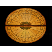 A Pair of George III Period Satinwood Marquetry Tables, Attributed to Thomas Chippendale Junior