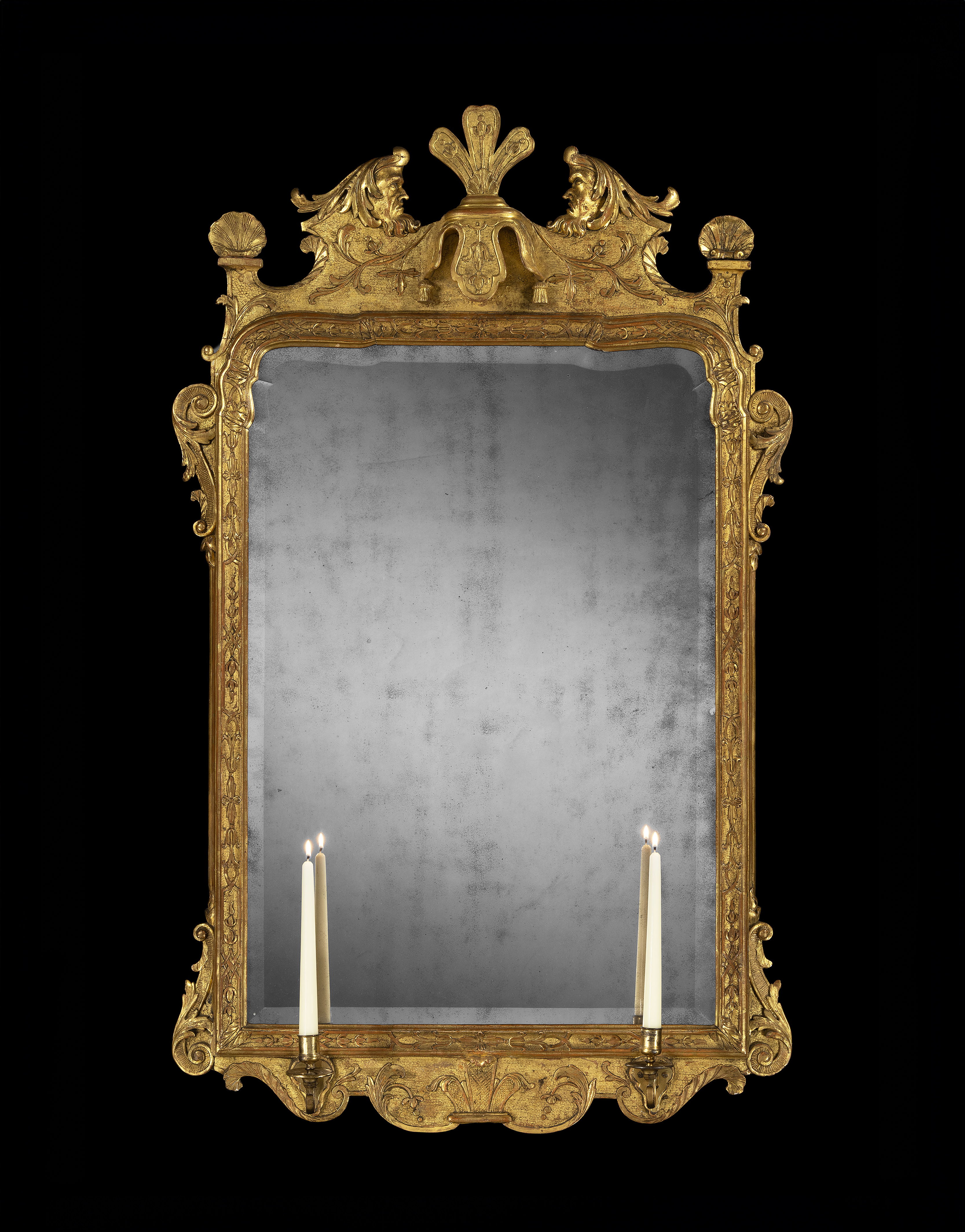 George I Period Gilt Gesso Mirror