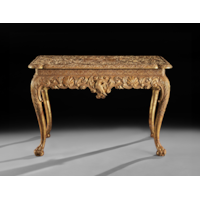An Important George I Period Gilt Gesso Side Table